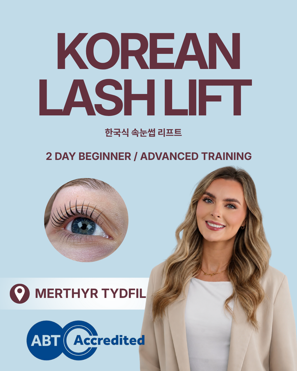2 Day In-Person | Korean Lash Lifting Training Course