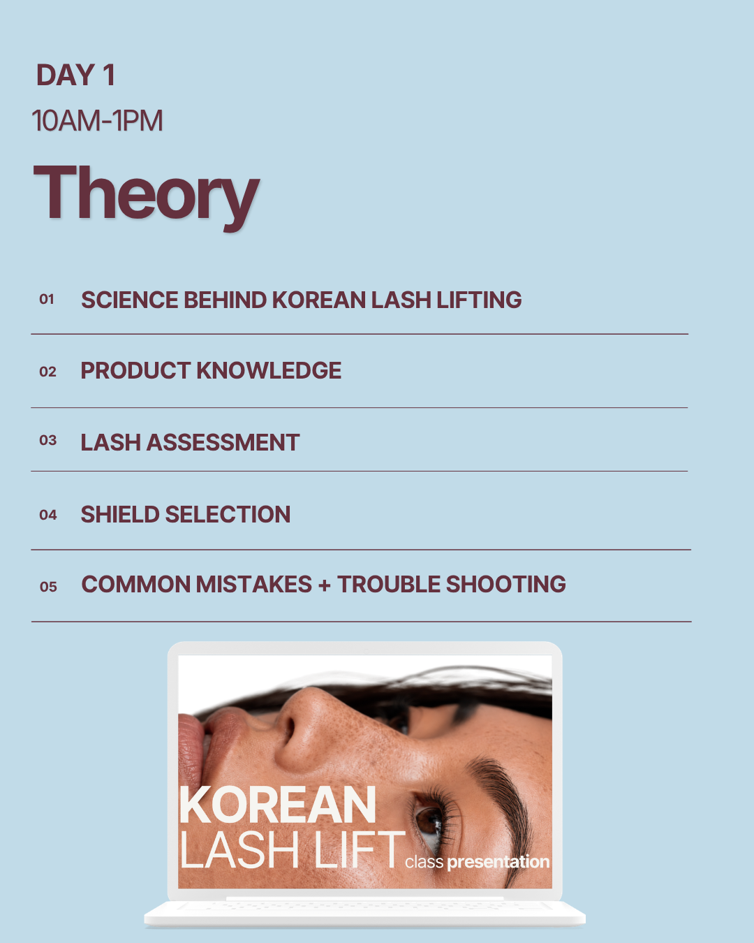 2 Day In-Person | Korean Lash Lifting Training Course