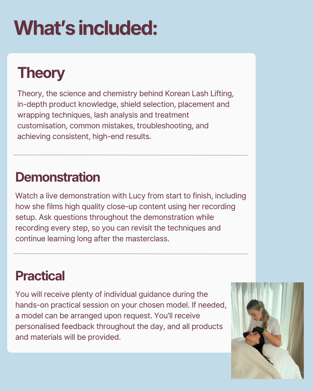1 Day In-Person | Korean Lash Lifting Training Course