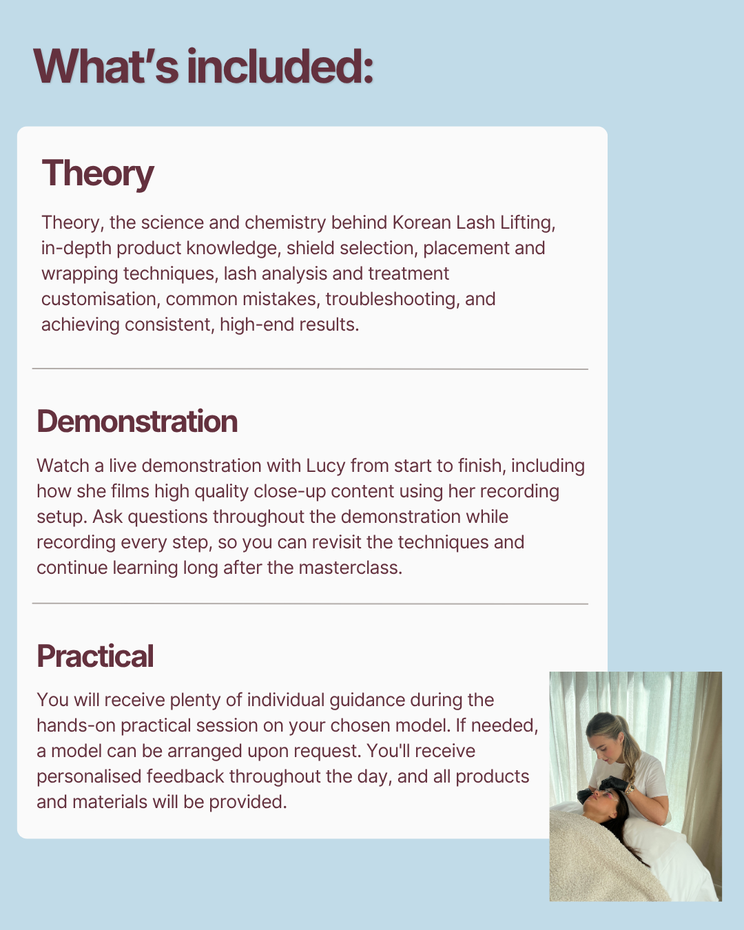 2 Day In-Person | Korean Lash Lifting Training Course