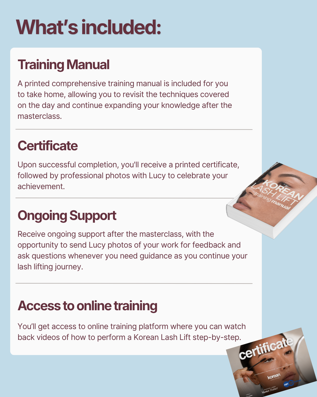 2 Day In-Person | Korean Lash Lifting Training Course